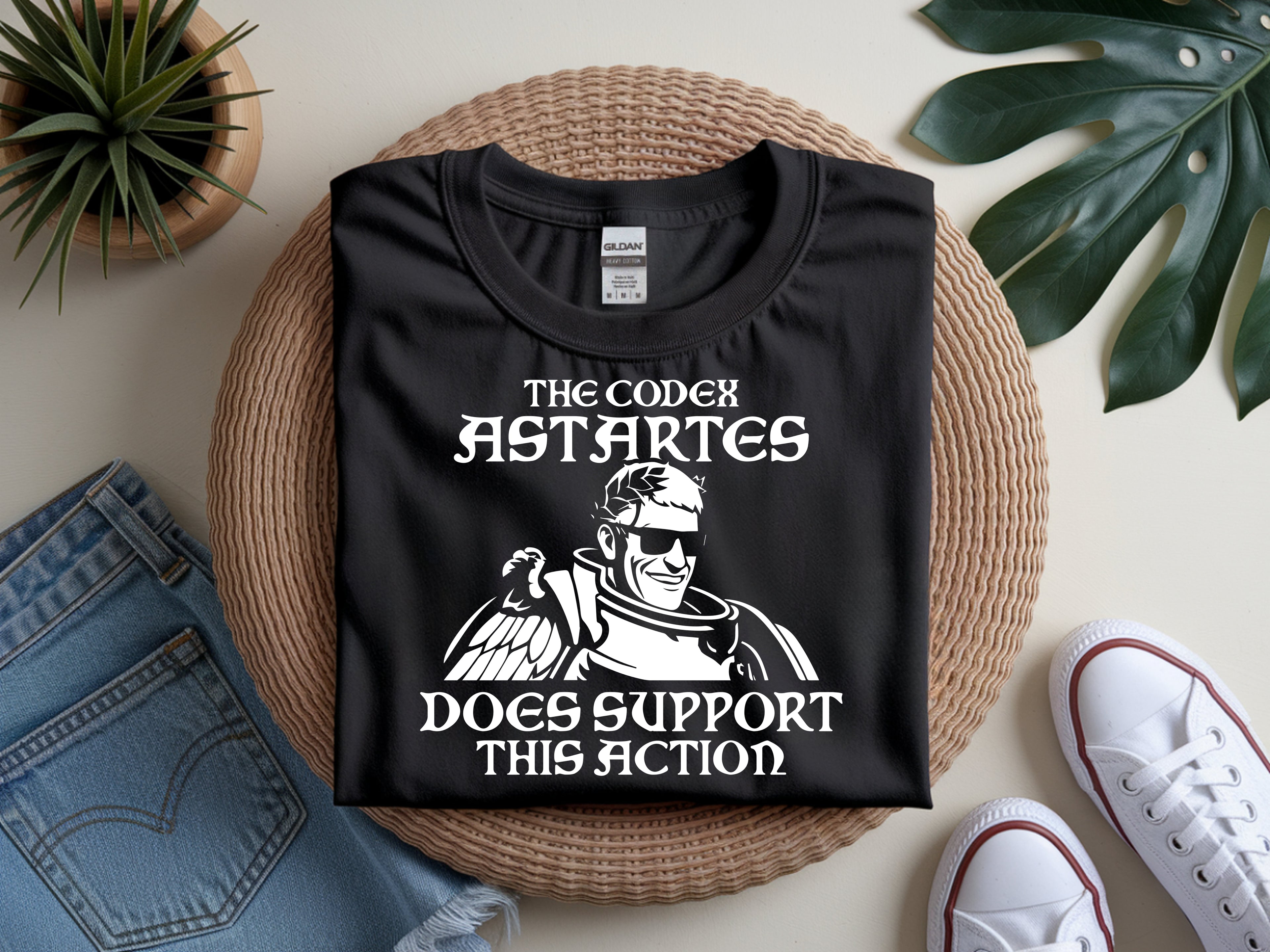 Funny Warhammer 40K Shirt | 40k Shirts | The Codex Astartes Does Support This Action Meme T-Shirt