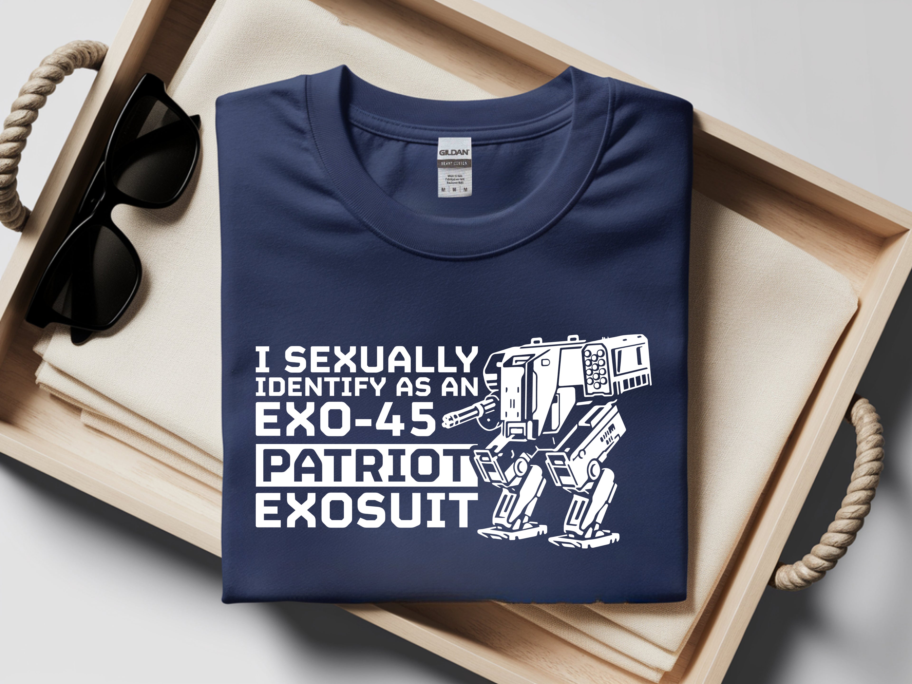 Funny Helldivers 2 EXO-45 Exosuit Mech Meme T-Shirt Gift for Helldivers Players