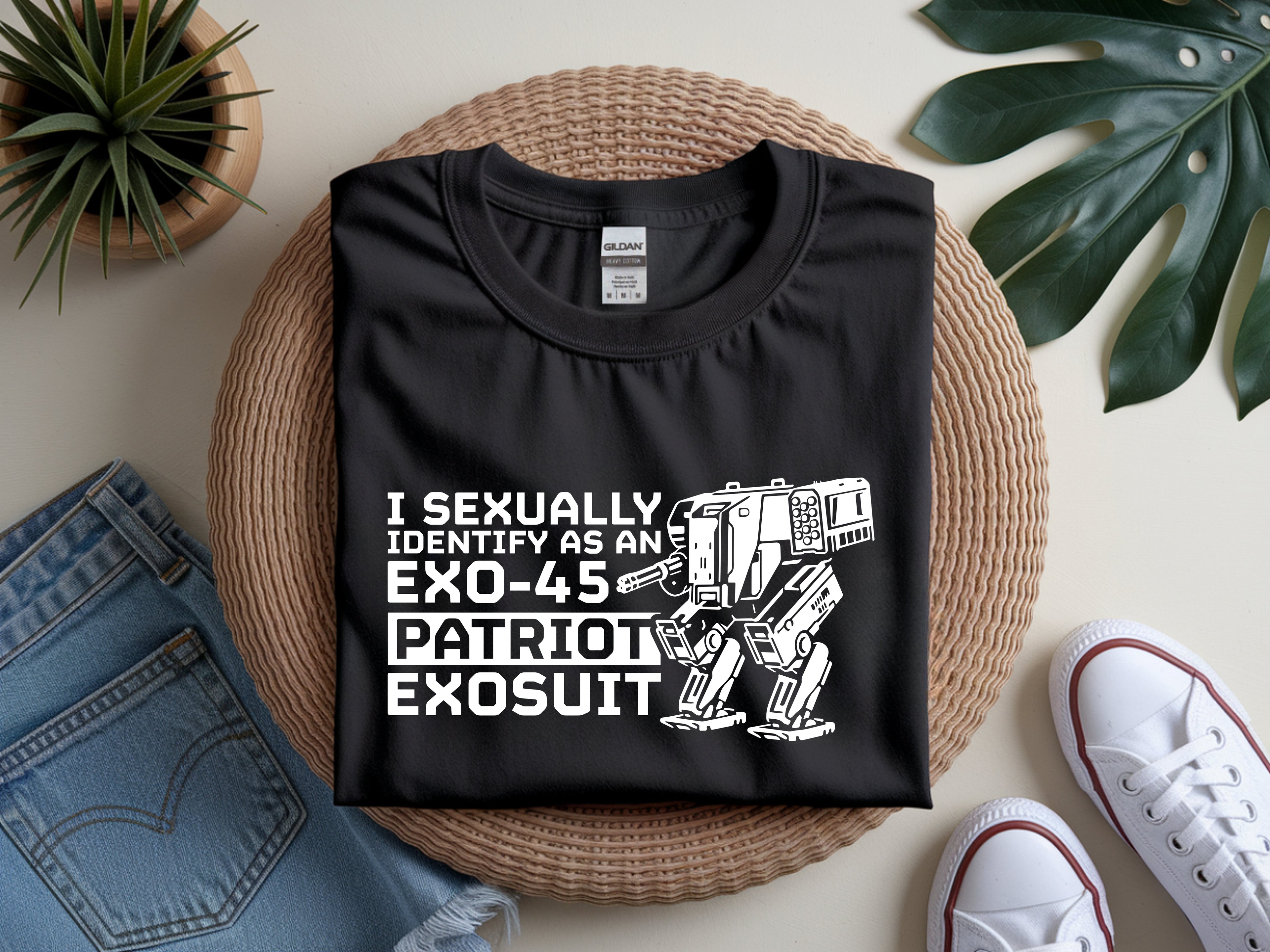 Funny Helldivers 2 EXO-45 Exosuit Mech Meme T-Shirt Gift for Helldivers Players